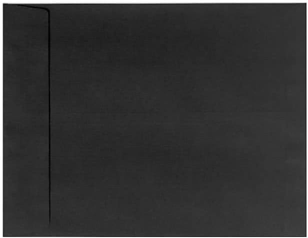 LUXPaper 9 x 12 Open End Envelopes | Peel & Press | Black Linen | 80lb. Text | by LUXPaper