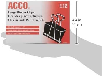 ACCO Binder Clips, 2 Boxes, 12 Clips/Box - Image 5