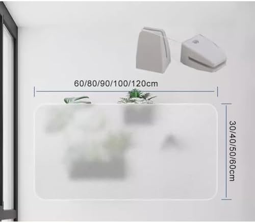 Acrylic Frosted Privacy Screen Divider, Portable Desk Partition Panel - Image 7