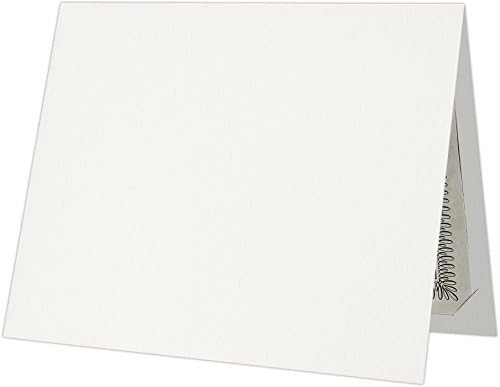 LUXPaper 9.5" x 12" Certificate Holders | White Linen | 100lb. Cover | 50 Qty by LUXPaper