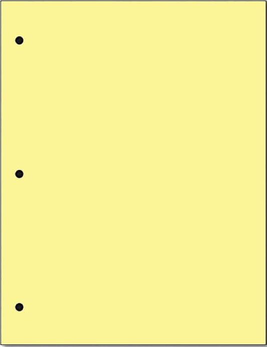 Copy And Printing Color Paper, 20 Lb. 3 Hole Punch 500 Sheets Per Ream. by Limited+Papers
