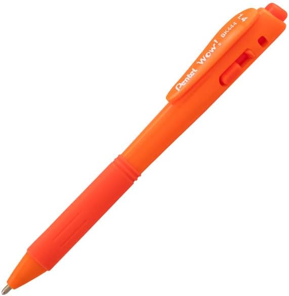 Pentel Wow! Retractable Ballpoint Pen, Bold Line, 8 Pack - Image 7