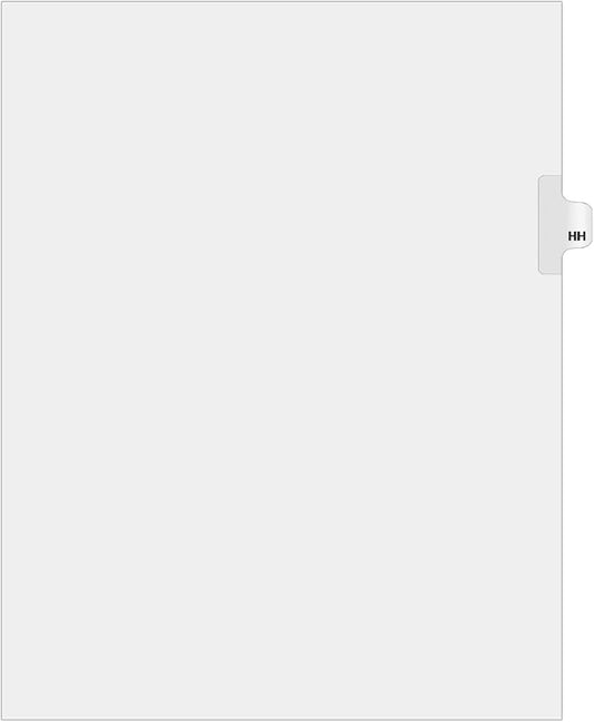 Exhibitindexes® Side Letter Tabs by exhibitindexes