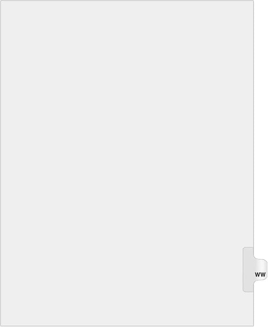 Exhibitindexes® Side Letter Tabs by exhibitindexes