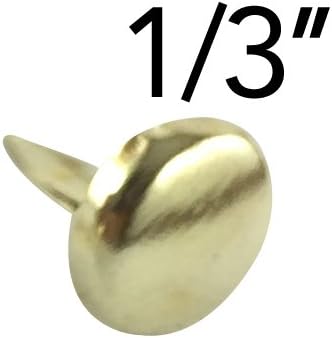 Clipco Paper Fasteners Mini 1/3-Inch Brass Plated - Image 3