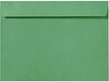 LUXPaper 9 x 12 Booklet Envelopes | Holiday Green | 80lb. Text | 250 Qty by LUXPaper