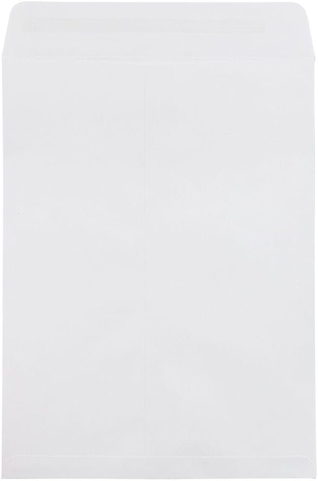 LUXPaper 9 x 12 Open End Envelopes | Peel & Press | White | 28lb. Text | 50 Qty - Image 4