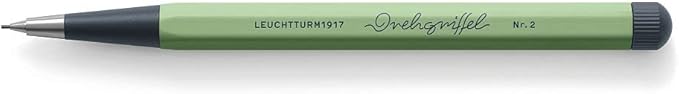 LEUCHTTURM1917 - Drehgriffel Mechanical Pencil - Refillable Writing Stylus with 0.7 mm HB Graphite Lead (Sage)-DeskLoop Office