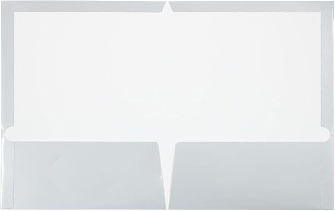 JAM PAPER Laminated Two Pocket Glossy Folders - Image 2