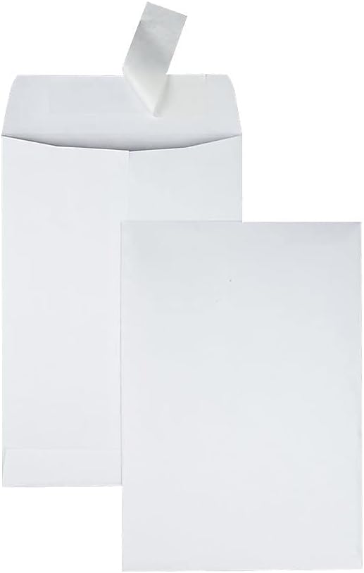 Quality Park 6-1/2 x 9-1/2 Catalog Mailing Envelopes, 28 lb White Wove Paper - Image 5