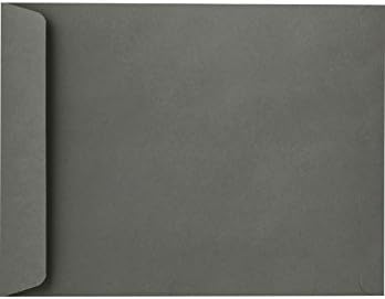 LUXPaper 9 x 12 Open End Envelopes | Peel & Press | Smoke Gray | 80lb. Text | by LUXPaper