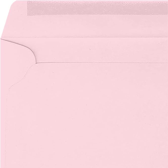 LUXPaper 9 x 12 Booklet Envelopes | Candy Pink | 80lb. Text | 50 Qty - Image 3