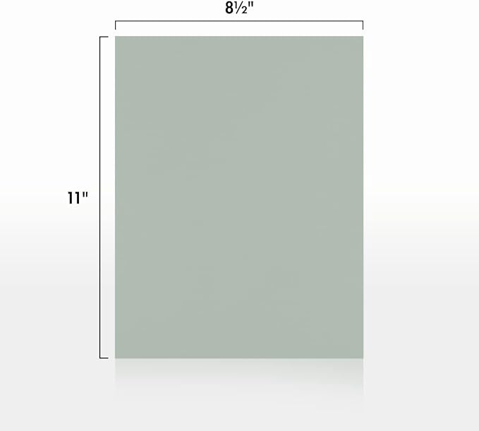 LUXPaper 8.5" x 11" Paper | Letter Size | Slate Gray | 70lb. Text | 500 Qty - Image 2