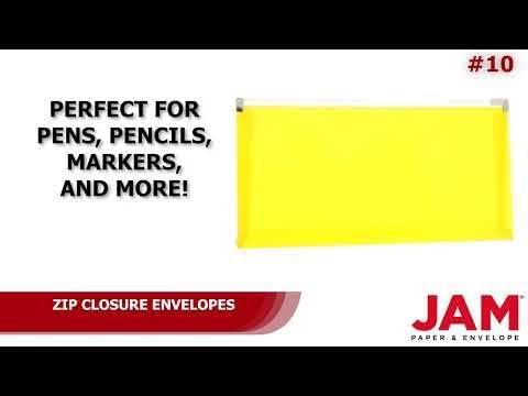 JAM PAPER Plastic Envelopes - Image 4