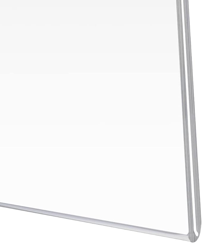 PecMuikee Acrylic Sign Holder 8.5x11, Wall Mount Acrylic Sign Holder and - Image 3