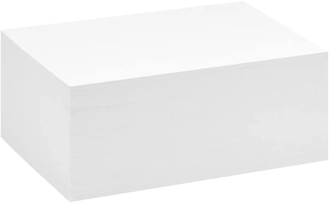 Reskid 100 Pack of 3x5 inches Thick Heavyweight Index Cards on 110lb Card Stock - Image 2