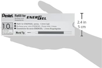 Pentel Refill for EnerGel RTX, EnerGel Deluxe, Metal Tip, Bold Point, Violet Ink - Image 3