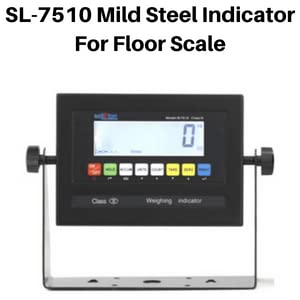 SellEton SL-7x7-2.5K Heavy-Duty, Industrial Floor Scale, Metal Indicator with Platform Scale (84" x 84", 2500 lbs x 0.5 lb)