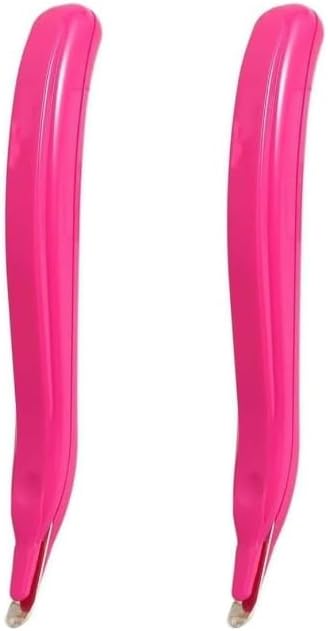 2 Pcs Pink Portable Staple Remover, Staple Puller Tool Magnetic Head Staple by Unknown