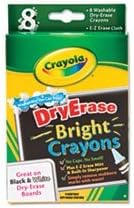 Crayola Washable Dry Erase Crayons w/E-Z Erase Cloth by Crayola