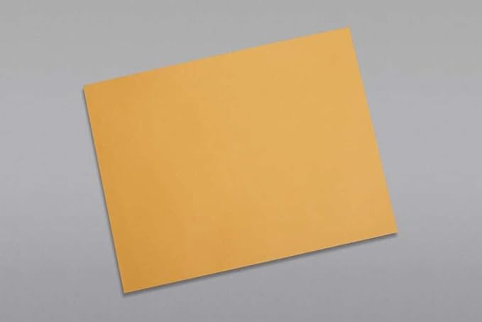 Limited Papers (TM) Booklet Envelopes, (Open Side) Brown Kraft, Gummed Seal, 28 Pound, Heavyweight, For Mailing And More. (1000, 10 x 15)