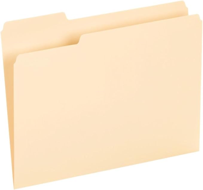 Pendaflex File Folders, 100 Pack, Durable Manila Folders, Letter Size, 3 Top - Image 2