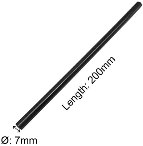 TrendBox Pack of 50 Black 7mmx200mm - Hot Melt Glue Sticks Strips Melting Adhesive for Handmade Craft DIY Home Office Project Craftwork Fix & Repairs-DeskLoop Office