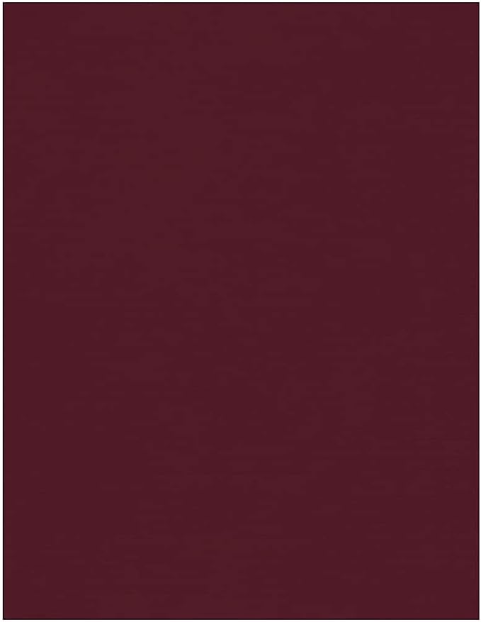 LUXPaper 8.5" x 11" Cardstock | Letter Size | Burgundy Linen | 100lb. Cover | by LUXPaper