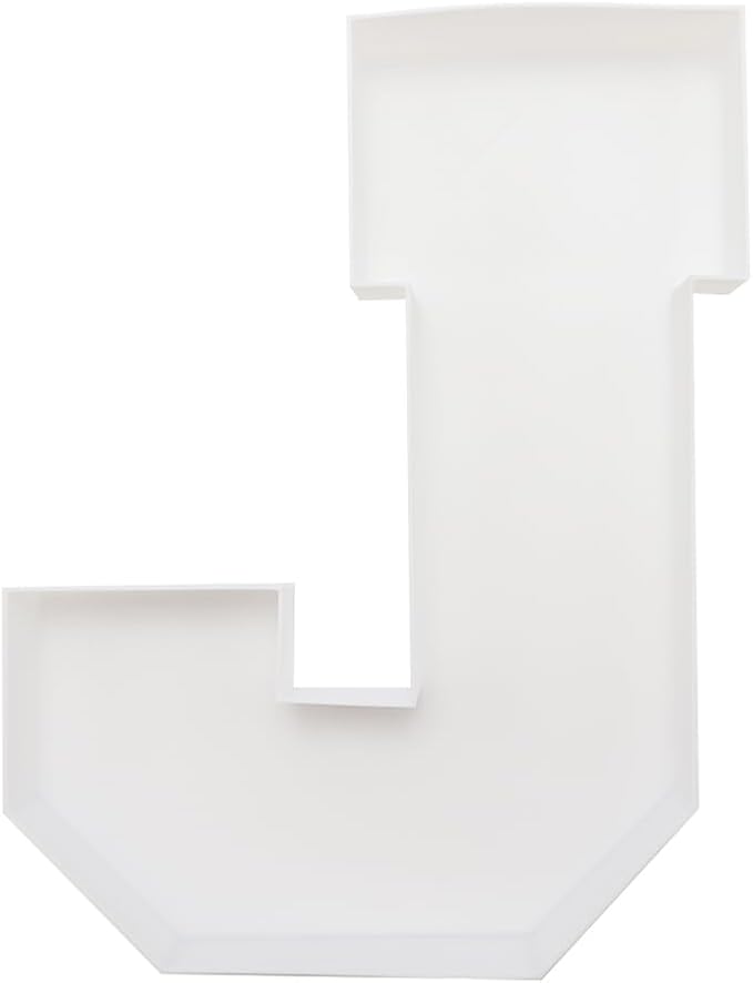 Plastic Fillable Letter Charcuterie Box, 10in Reusable Alphabet Shaped Tray - Image 6