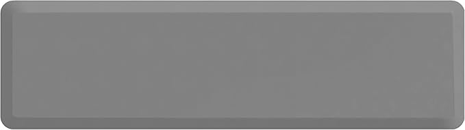 GelPro Utility Anti-Fatigue Runner Mat, Leather Grain Grey - 20x72-DeskLoop Office