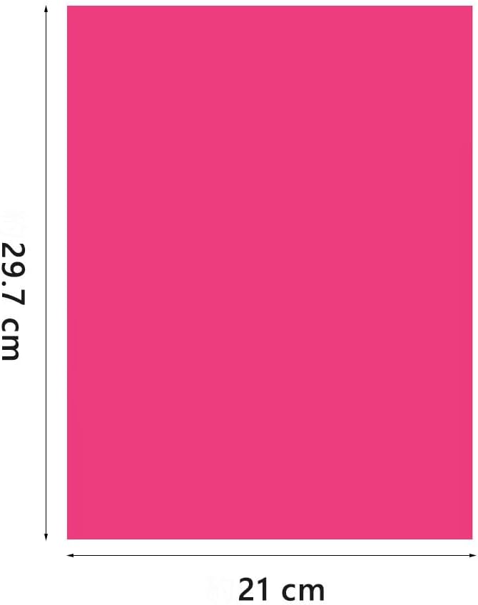 A4 Origami Paper Magenta 100 Sheets, 8.27×11.7 inch Double Sided Color Easy Fold Big Origami Paper A4 Colored Copy Papers Thin 70gsm for Beginners, DIY handwork Art Craft Projects (210 x 297 mm)-DeskLoop Office