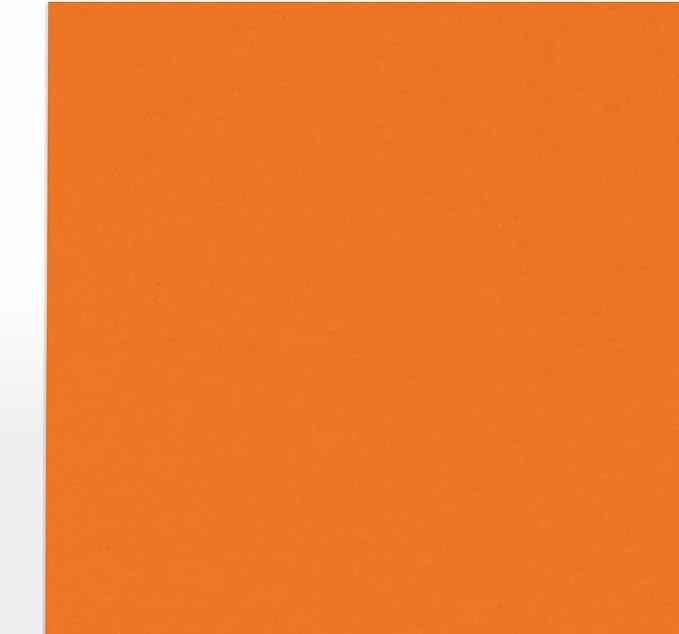 LUXPaper 8.5" x 11" Paper | Letter Size | Mandarin Orange | 80lb. Text | 500 Qty - Image 7