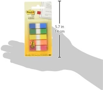 Post-it Flags in Portable Dispenser, 100 Flags/Pack, .47 in x 1.7 in, 20 Each - Image 3