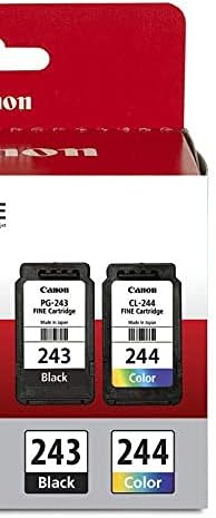 Canon PG-243/ CL-244 Ink Multi Pack, Compatible to TR4520, MX492, MG2520, MG2922, TS302 and TS202 & CL-241XL Compatible to MG2120/MG3120/MG4120,MG3222,MG3520,MG3620,MX459,MX472-DeskLoop Office