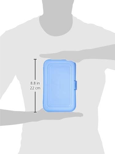 Amazon Basics Large Pencil Cases, Storage Organizer, Durable Plastic School - Image 6