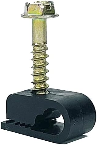 Stanz Flex Single Coaxial Cable Clips, Electrical Wire Cable Clip, 1/4 in Screw - Image 6