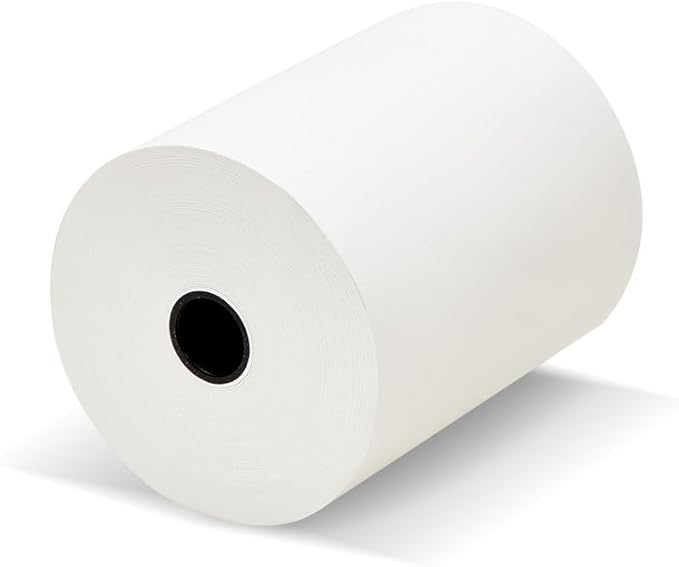 (50) 3 1/8 x 230 Thermal Paper Receipt Rolls 3.125 x 230 ft, POS/Cash Register Paper, TM-T88 T20 T90 Bixolon SRP-350 370, BPA Free, 50 Rolls, 48 GSM-DeskLoop Office