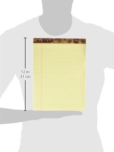 Tops 8.5 x 11.75 Legal Pads, The Legal Pad Brand, Wide Ruled, 50 Sheets Per - Image 8