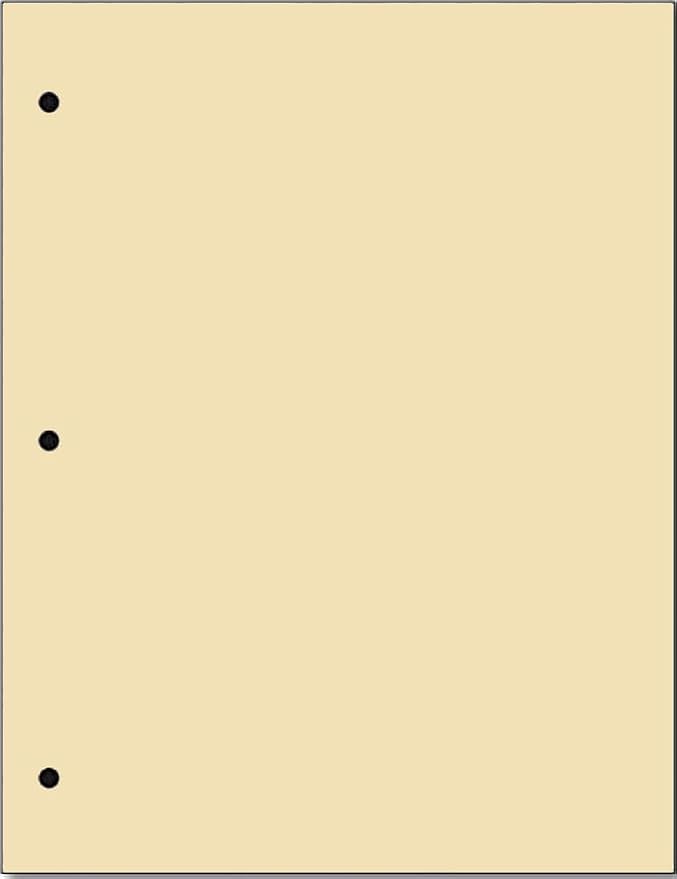 Copy And Printing Color Paper, 20 Lb. 3 Hole Punch 500 Sheets Per Ream. by Limited+Papers