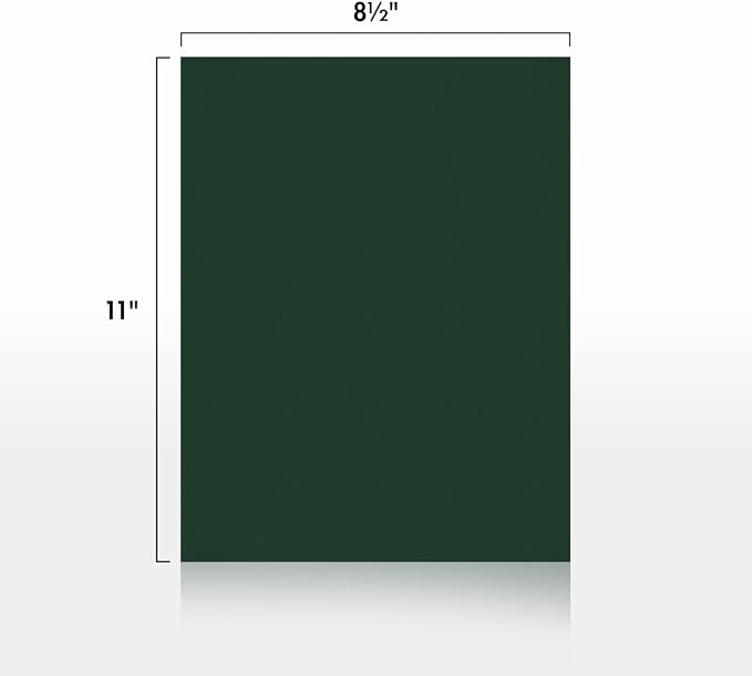 LUXPaper 8.5" x 11" Cardstock | Letter Size | Green Linen | 100lb. Cover | 250 - Image 2