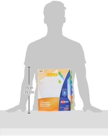 Avery Insertable Style Edge Plastic Dividers - Image 10