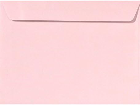 LUXPaper 9 x 12 Booklet Envelopes | Candy Pink | 80lb. Text | 1, 000 Qty by LUXPaper