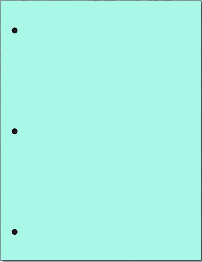 Copy And Printing Color Paper, 20 Lb. 3 Hole Punch 500 Sheets Per Ream. by Limited+Papers
