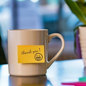 480 Sheets 3 in x 5 in Large Sticky Notes, 76 x 127 mm 6 Pads Assorted Self-Stick Pads for Notebook,Office,School and Home,80 Sheets/Pad (6 Pads Brillant)-DeskLoop Office