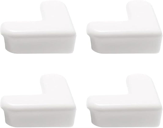 4Pcs White Corner and Edge Protectors, Self-Adhesive Bumpers by Veloshine