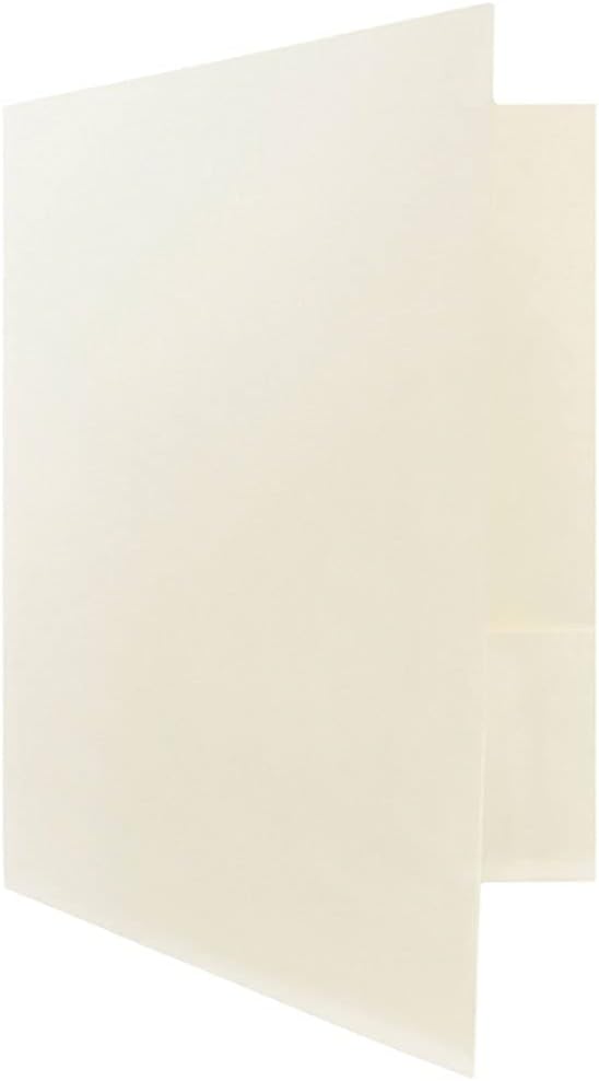 JAM PAPER Two Pocket Textured Linen Presentation Folders - Image 4
