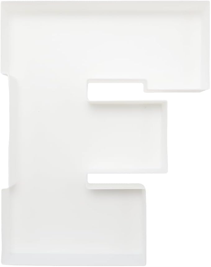 Plastic Fillable Letter Charcuterie Box, 10in Reusable Alphabet Shaped Tray - Image 2