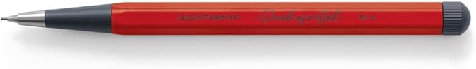 LEUCHTTURM1917 - Drehgriffel Mechanical Pencil - Refillable Writing Stylus with 0.7 mm HB Graphite Lead (Red)-DeskLoop Office