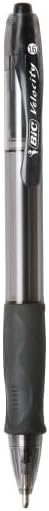 BIC Glide Bold Black Ballpoint Pens, Bold Point, 12-Count Pack, Retractable - Image 2