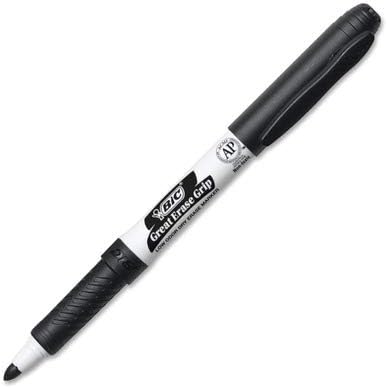 BIC Intensity Black Low Odor Dry Erase Markers, Fine Tip, 12-Count Pack of - Image 4